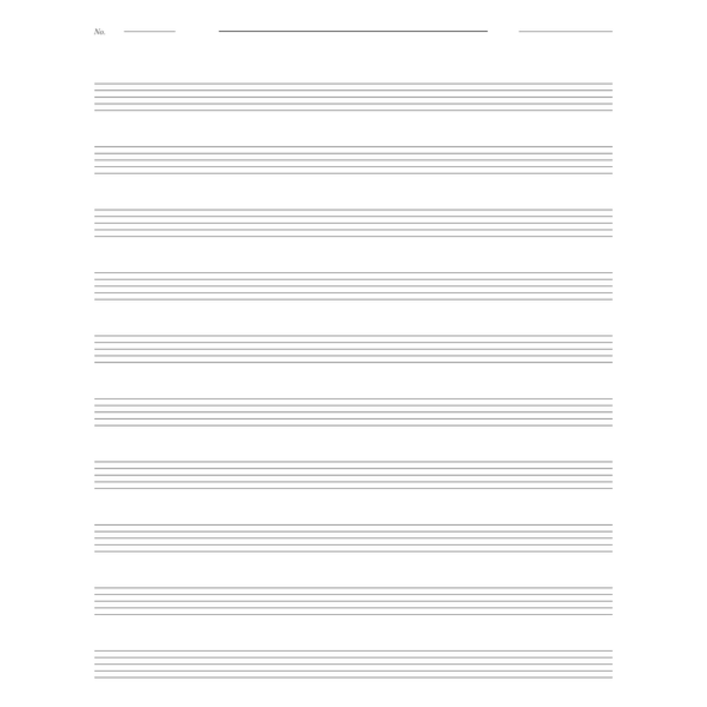 Full ten-staff page