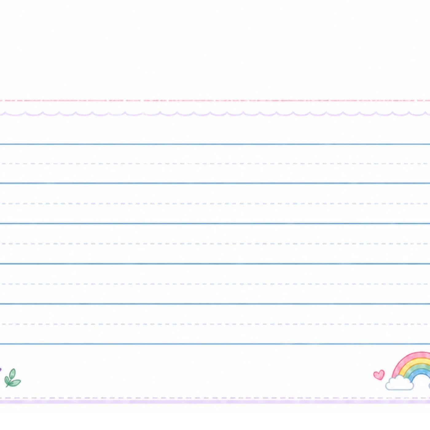 Primary writing lines